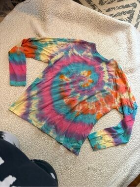 a new day Multicolor Tie-Dye Crewneck Tee